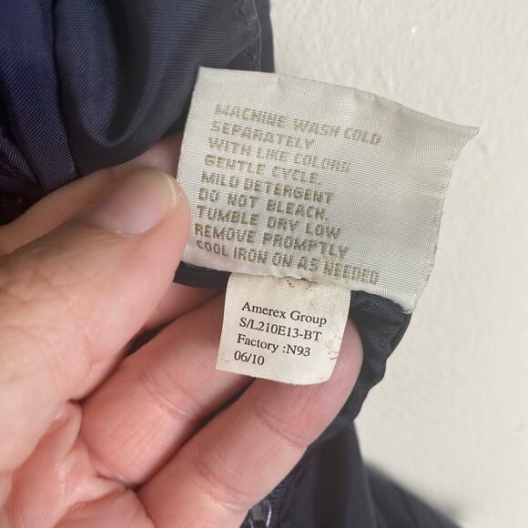 London Fog Kids Size 4 Snow Bib Overalls Front Zip Insulated Ski Pant Navy Blue - Picture 8 of 9